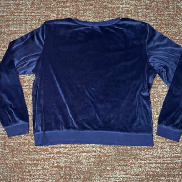Honeydew velour crewneck royal purple super soft long sleeve crew neck XXL - Picture 3 of 11